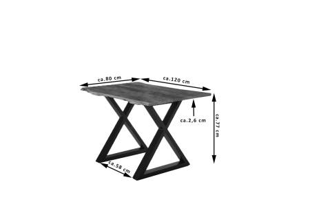 SAM_NEU-Esszimmer-Baumkante-Tische-Lubin-X-Gestell-nuss-schwarz-120-Lubin_nussbaum_schwarz_120_03