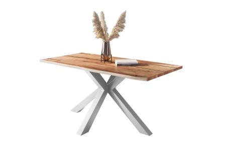 SAM_NEU-Esszimmer-Baumkante-Tische-Polly-Natur-Spider-silber-160-BKT_Polly_Akazie_natur_resin_160_Spider_silber_neu_02