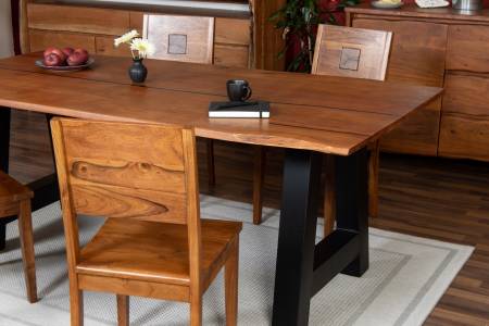 SAM_NEU-Esszimmer-Baumkante-Tische-Polly-Nussbaum-A-Form-schwarz-200-Polly_nuss_200_schwarz_05