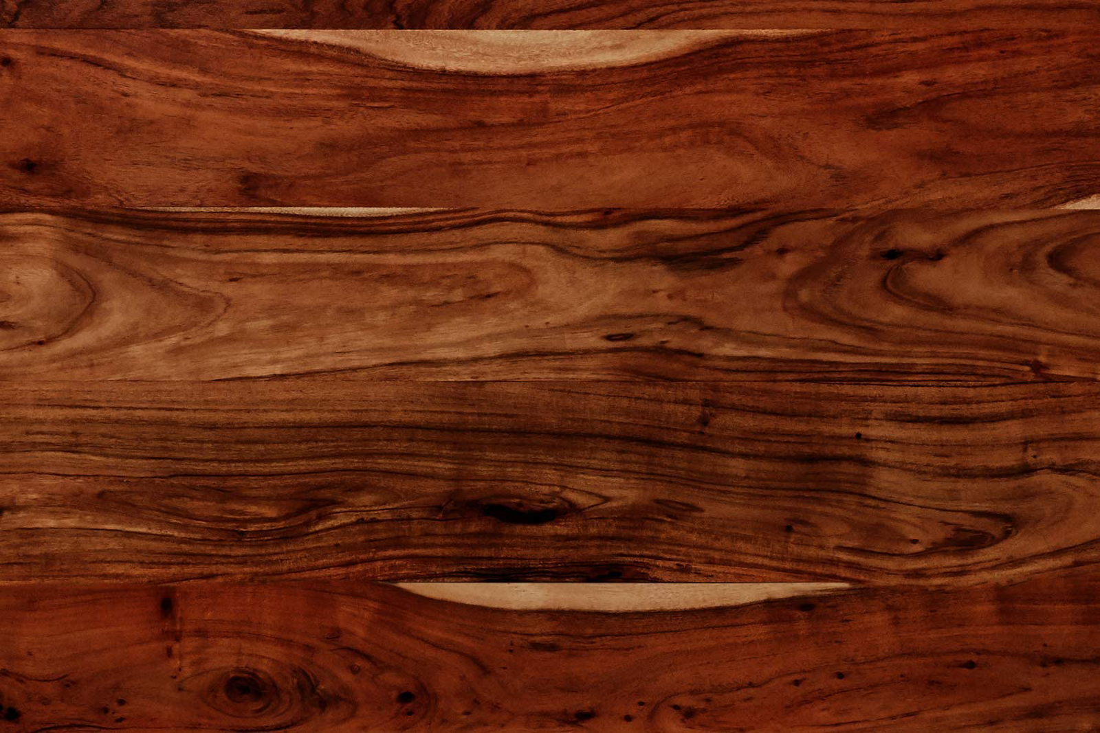 Esstisch Baumkante Nussbaum Akazie V-Gestell schwarz 200 x 100 cm Quila – Bild 6