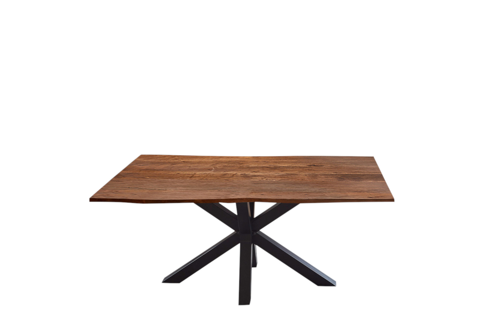 Esstisch Baumkante Akazie Nussbaum 120 x 80 cm schwarz QUINCY – Bild 2