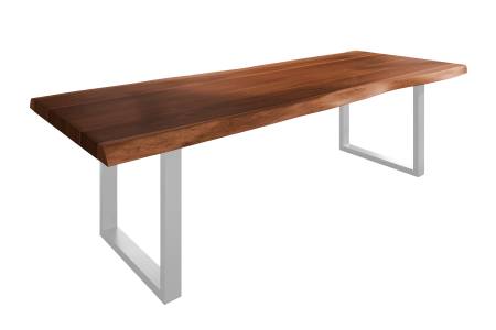 SAM_NEU-Esszimmer-Baumkante-Tische-Titan-Nuss-U-Gestell-Silber-260×120-ML_Titan_260_nuss_U_silber_01