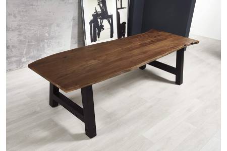 SAM_NEU-Esszimmer-Baumkante-Tischgruppen-Adelaide-Nussbaum-Schwarz-280-Bild_02