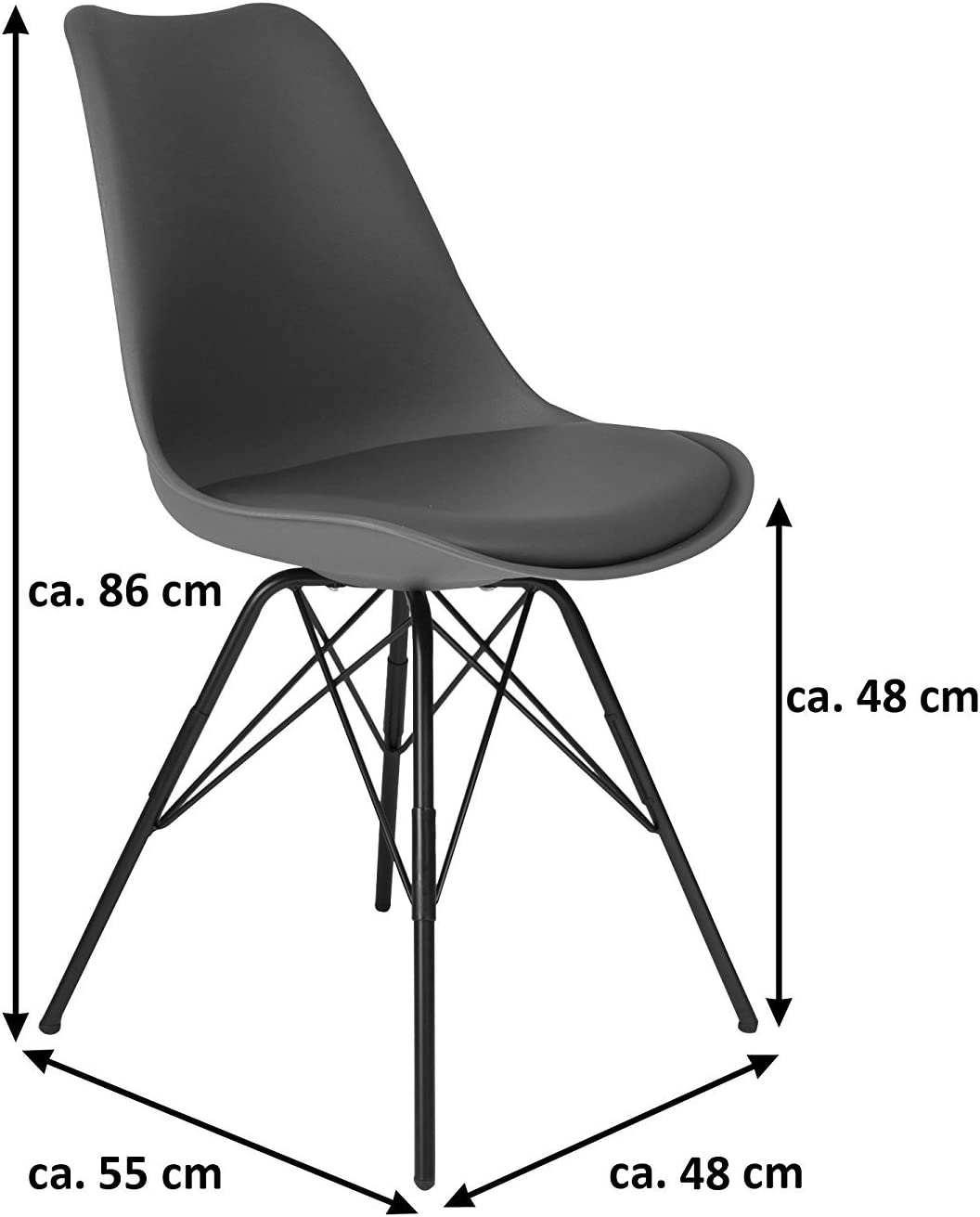 Essgruppe Baumkantentisch Mango mit Ansteckplatten 160(260)x90 cm U-Gestell 7tlg. NOAR III – Bild 5