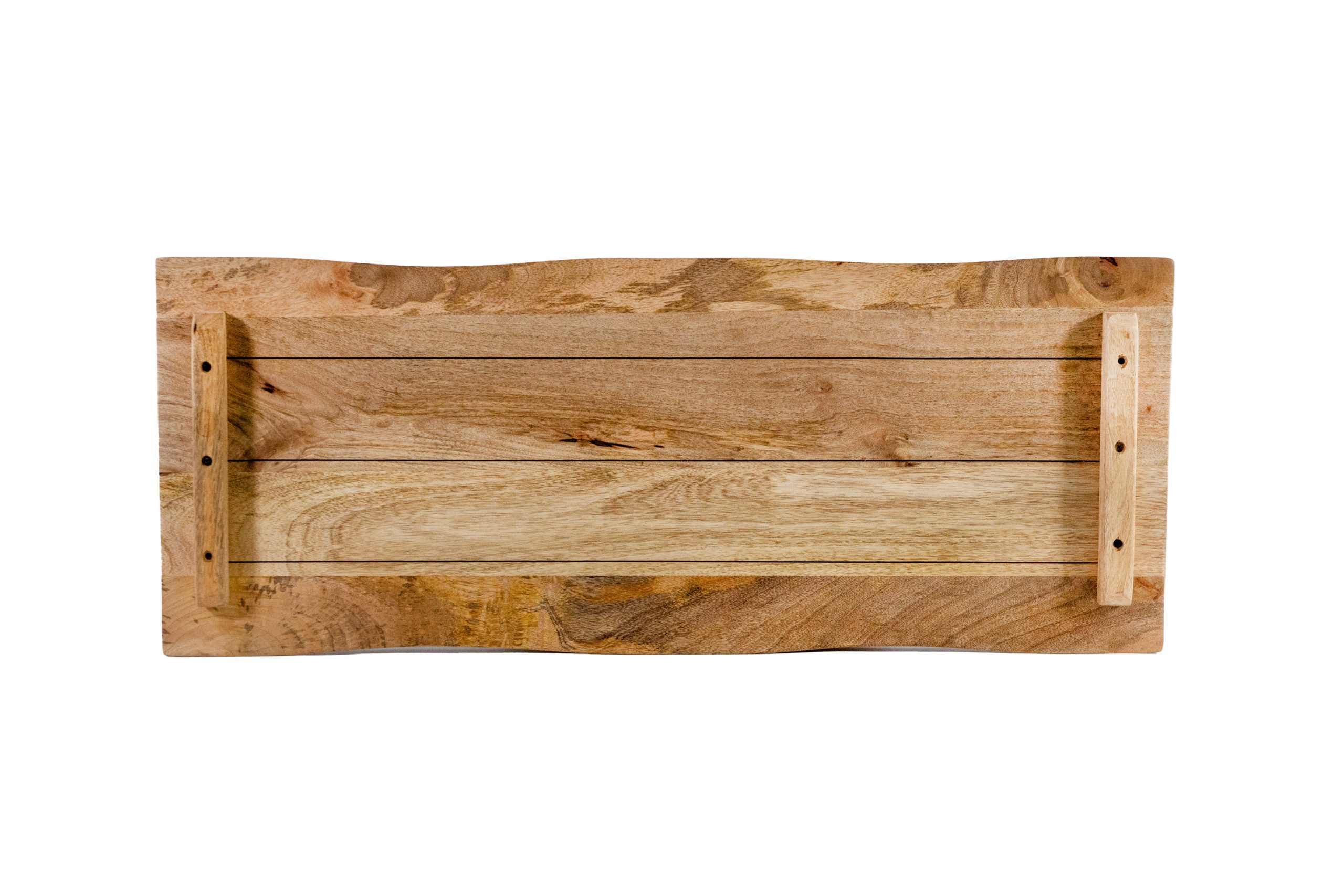 Tischplatte Baumkante Akazie Mango rough 60 x 40 cm CURTIS – Bild 4