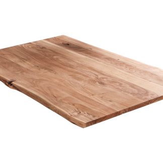 Tischplatte Baumkante Akazie Natur 120 x 80 cm LIAN