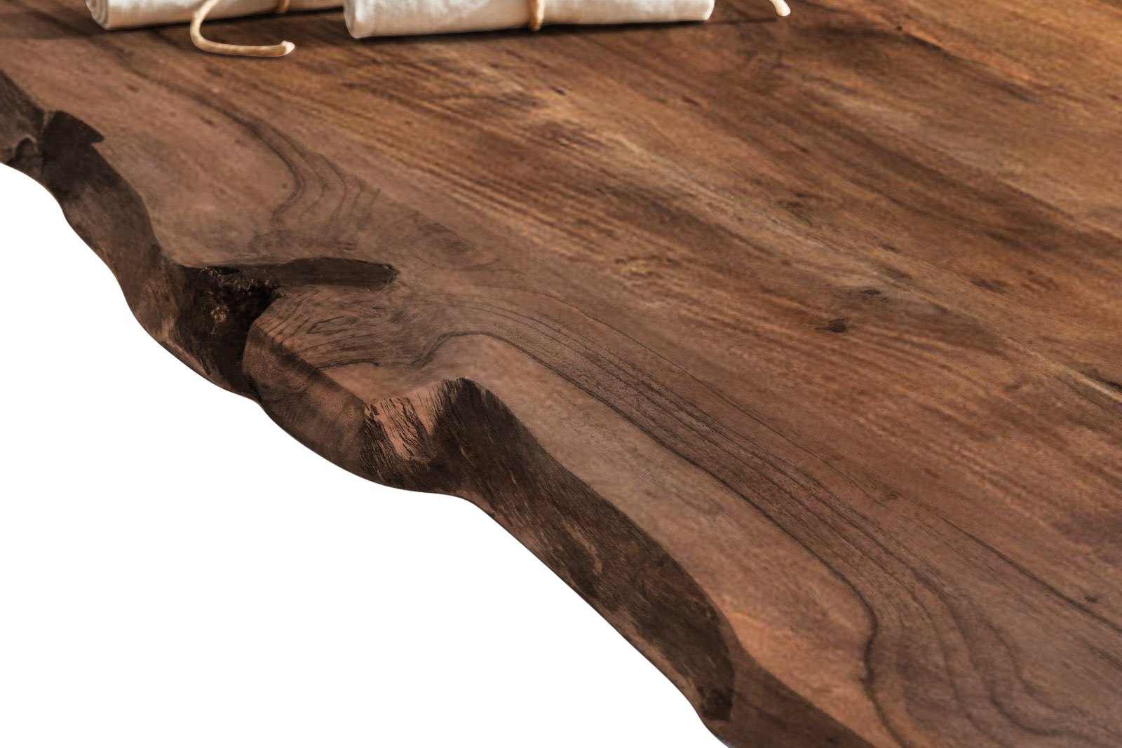 Tischplatte Baumkante Akazie Nussbaum 300 x 100 cm LIAN – Bild 3