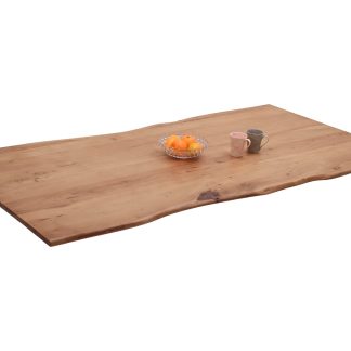 Tischplatte Baumkante Akazie Natur 240 x 100 cm BERN