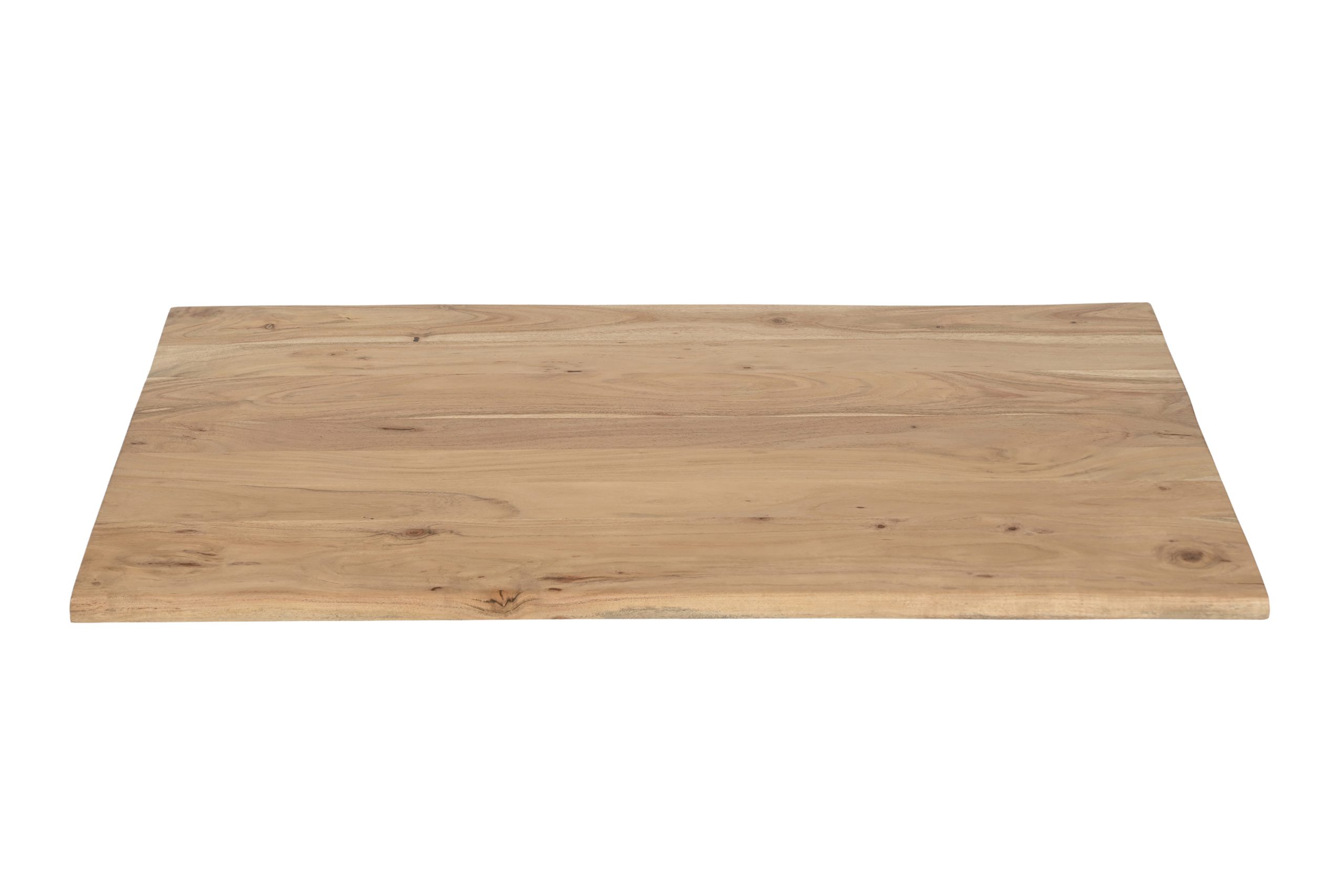 Tischplatte Baumkante Akazie massiv Natur 120 x 70 cm BRASILEIRO – Bild 3