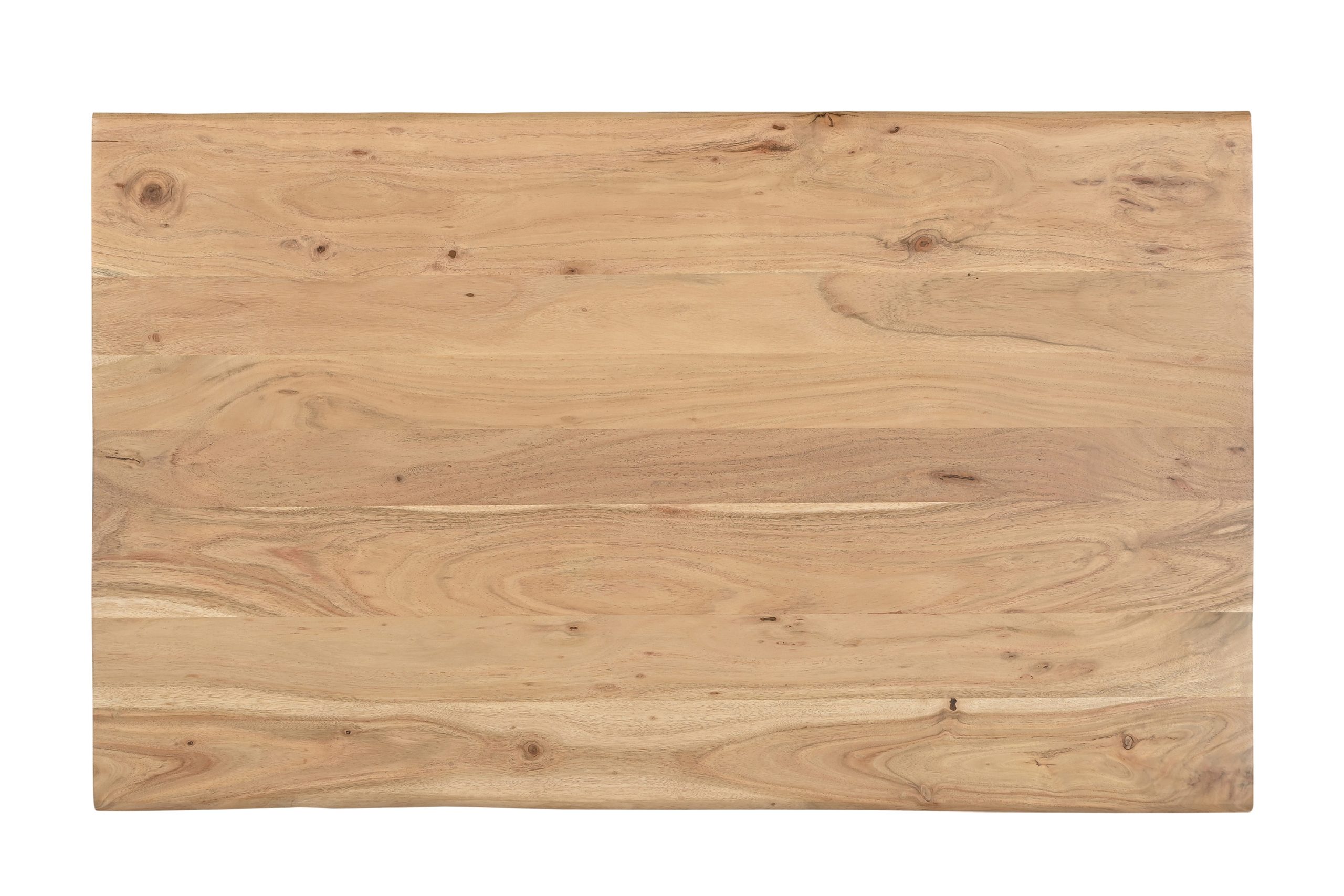 Tischplatte Baumkante Akazie massiv Natur 120 x 70 cm BRASILEIRO – Bild 4