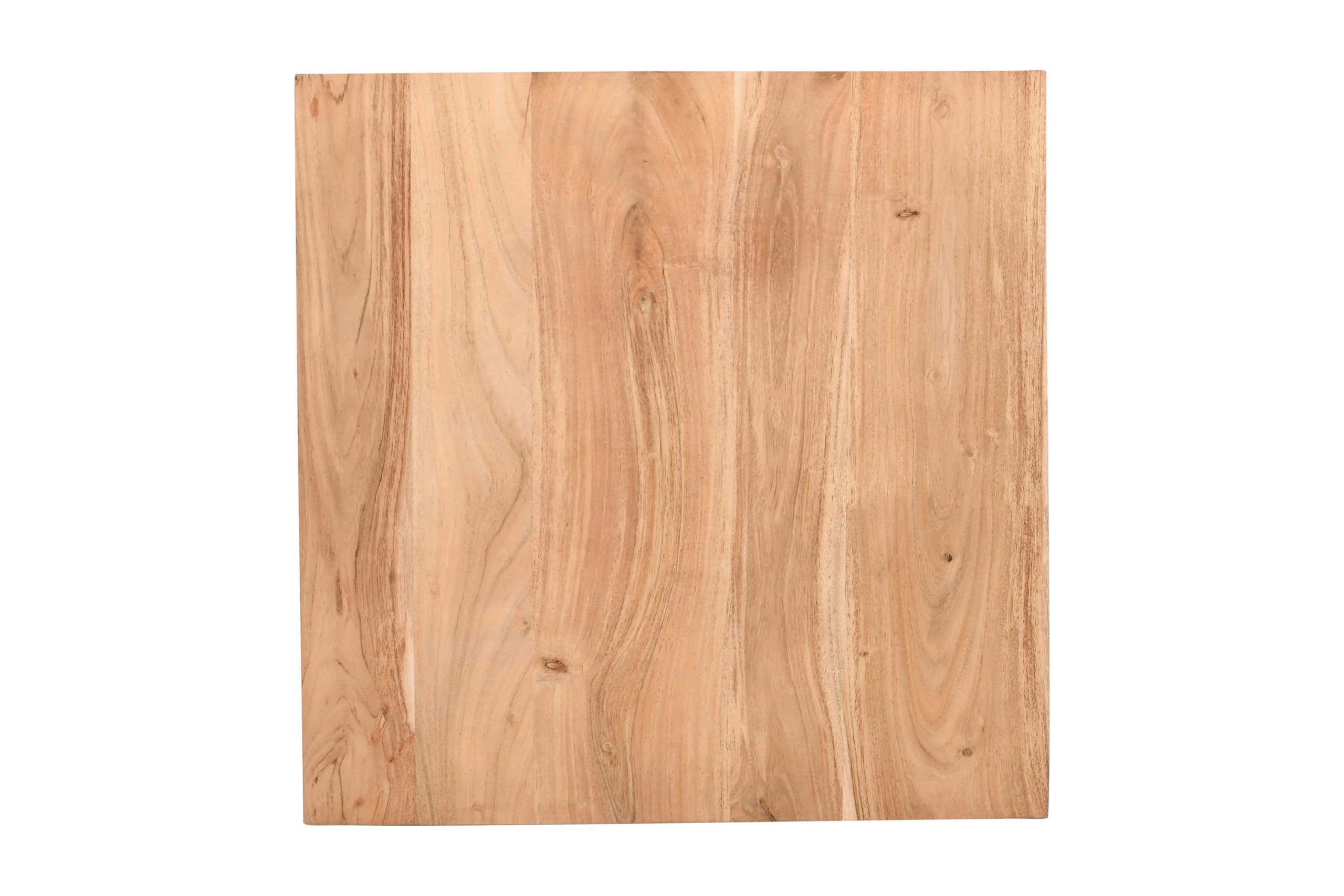 Tischplatte Gerade Kanten Akazie massiv Natur 70 x 70 cm BRASILEIRO – Bild 5