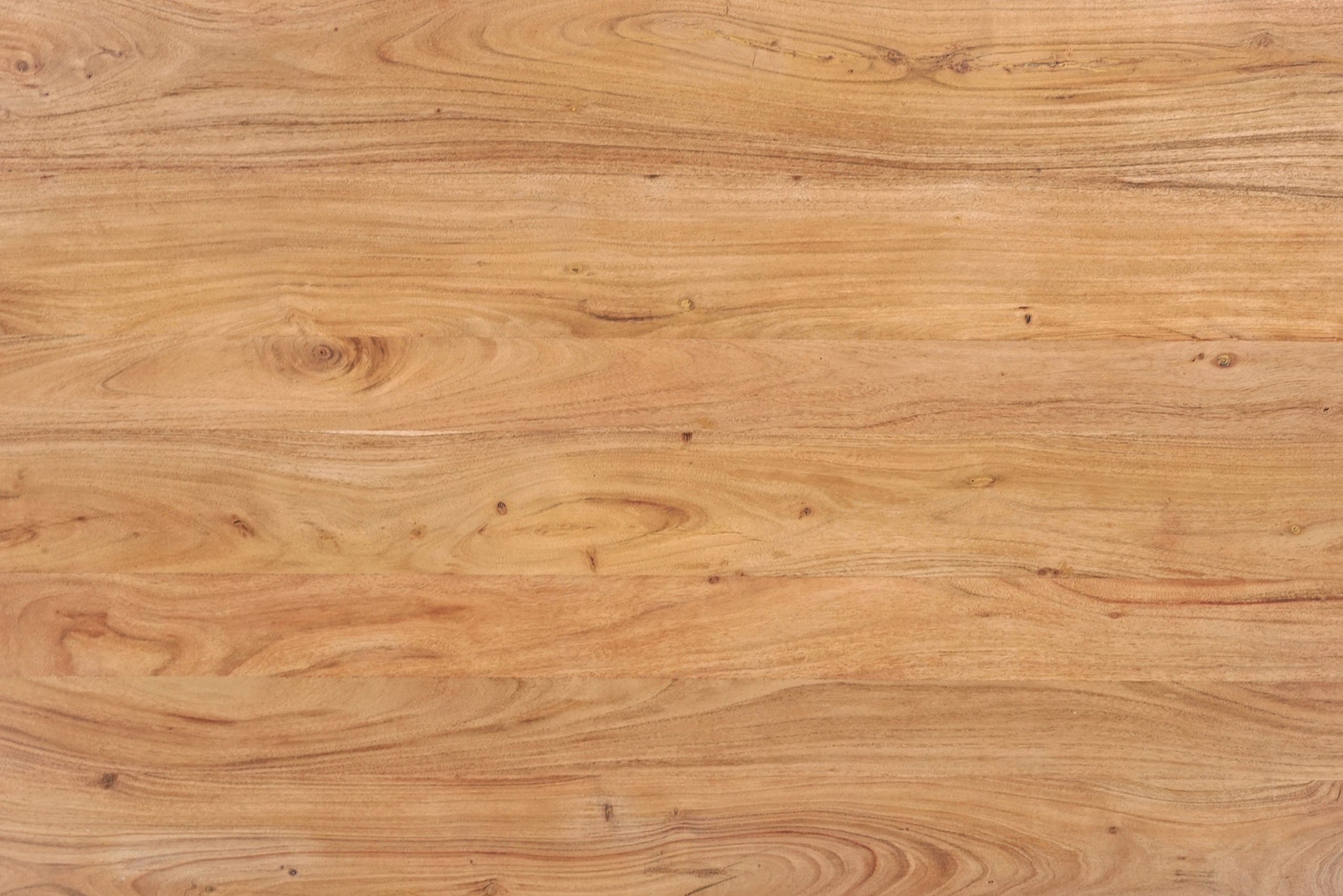 Esstisch 180x90 cm Akazie massiv eichenfarben schweizer Kante Spider-Gestell silber DEAN – Bild 6