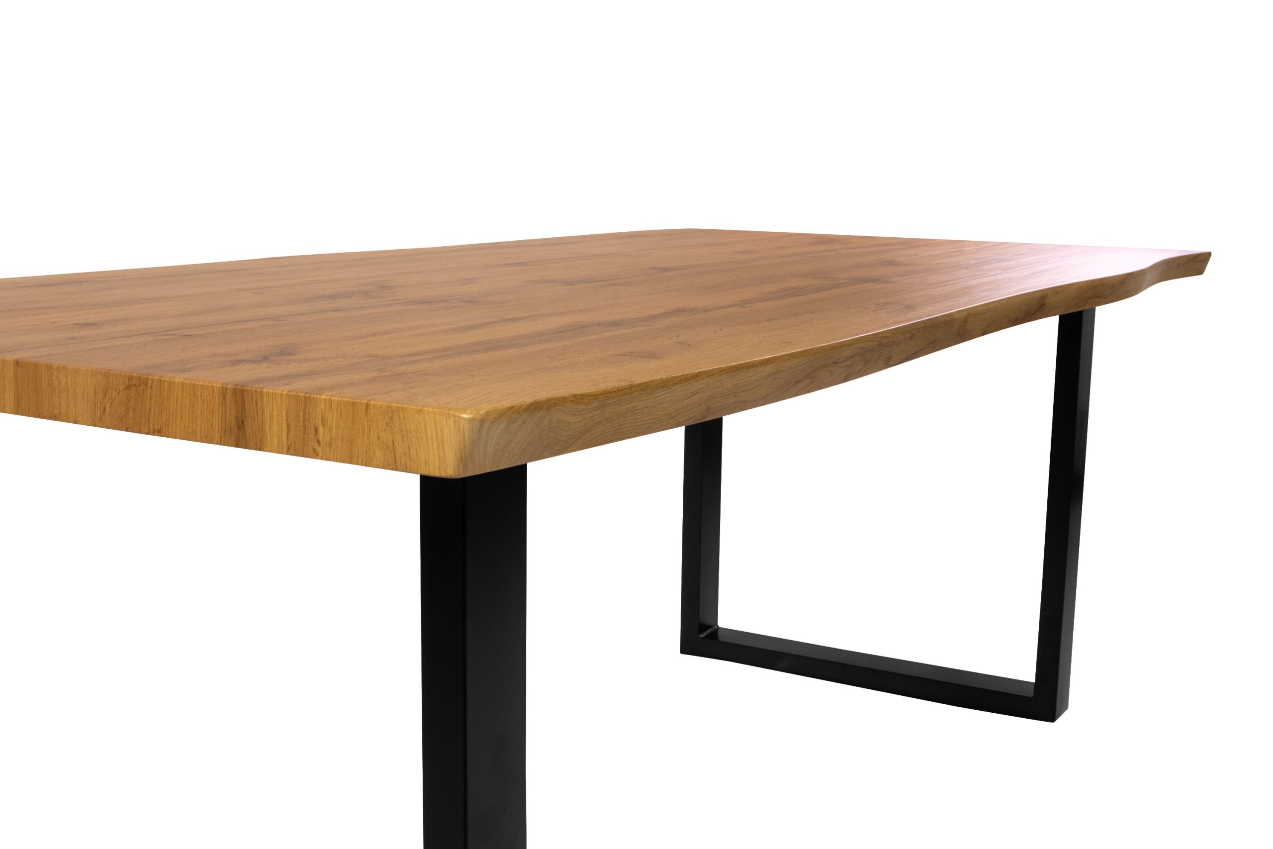 Essgruppe 5tlg. 120 x 80 cm Holz Wildeiche-Optik 4x Schalenstühle Grau U-Gestell Schwarz JOSY – Bild 6