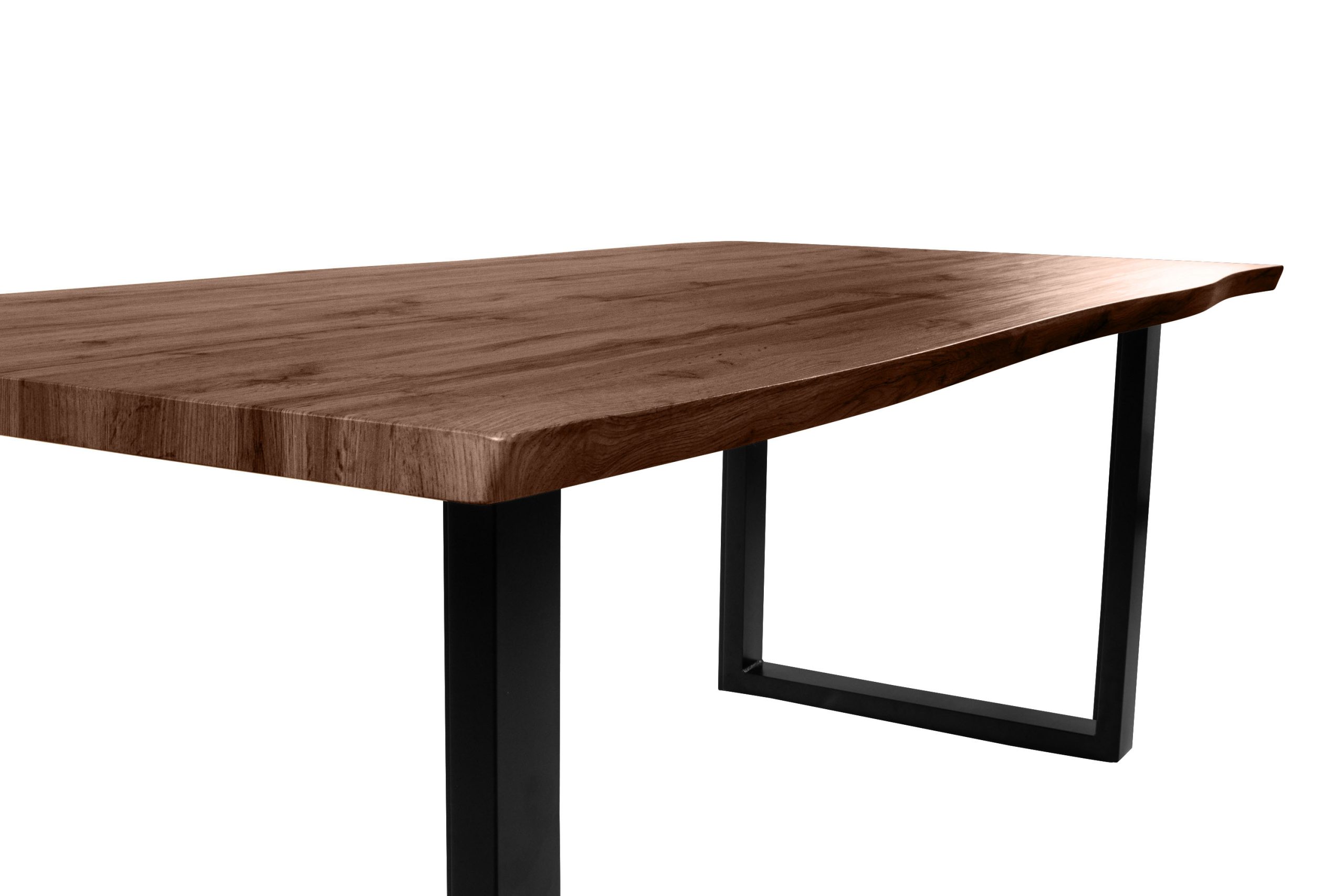 Essgruppe 5tlg. 140 x 80 cm Holz Nussbaum-Optik 4x Schalenstühle Grau U-Gestell Schwarz JOSY – Bild 6