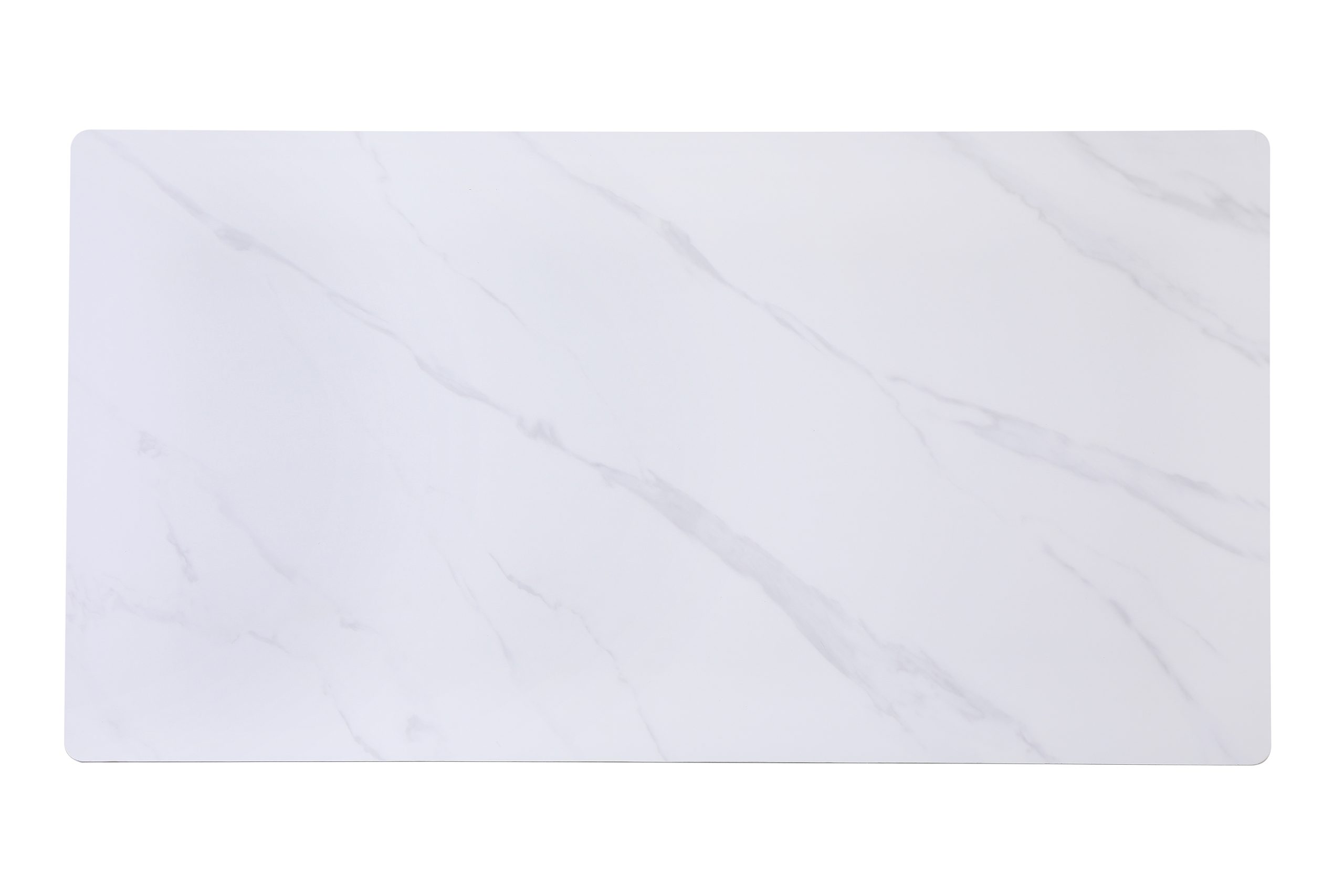 Esstisch 140 x 80 cm weiß matt Keramiktisch 4-Fuß-Gestell schwarz GÖTEBORG – Bild 6