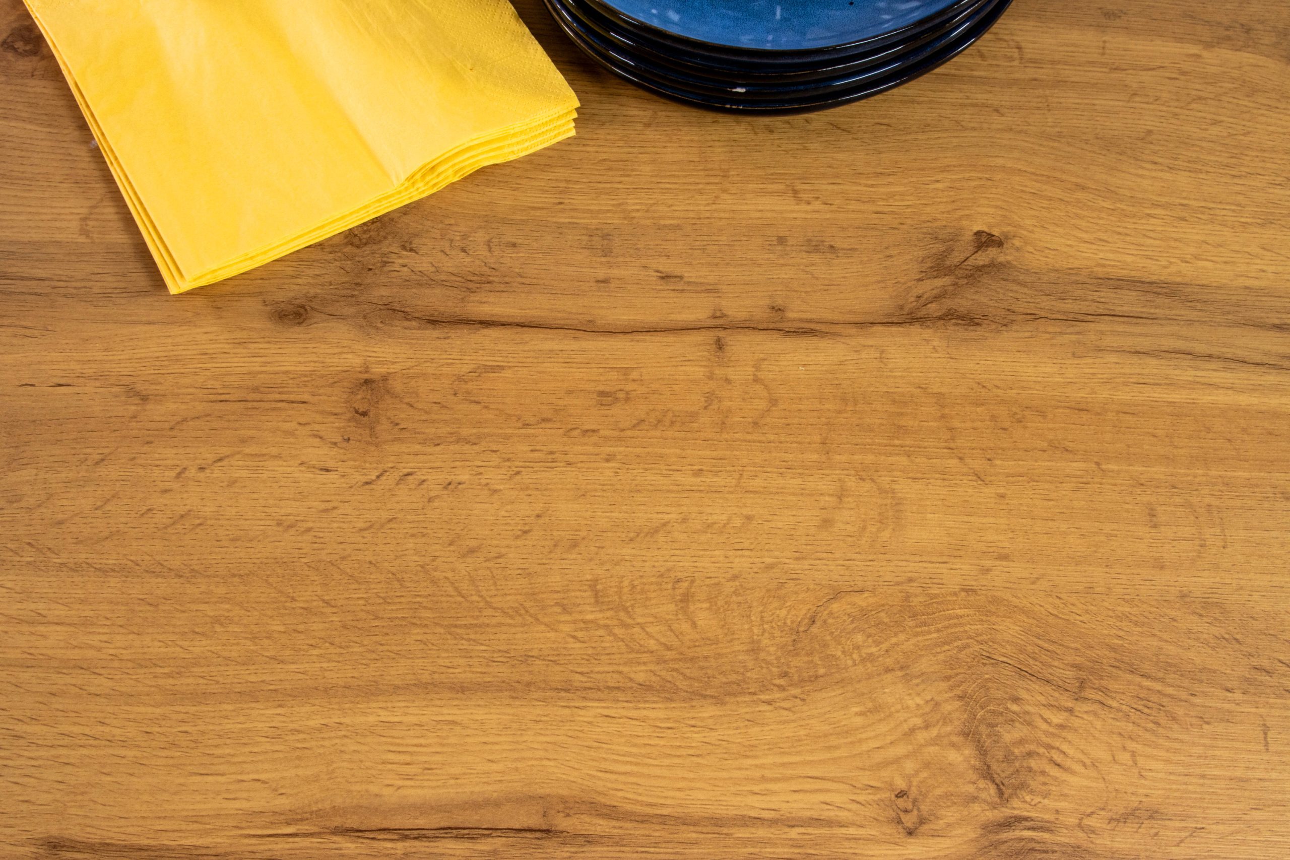 Esstisch oval mit geraden Kanten 204x90 cm Holz Wildeiche-Optik Tischbeine V-Form OVI – Bild 6