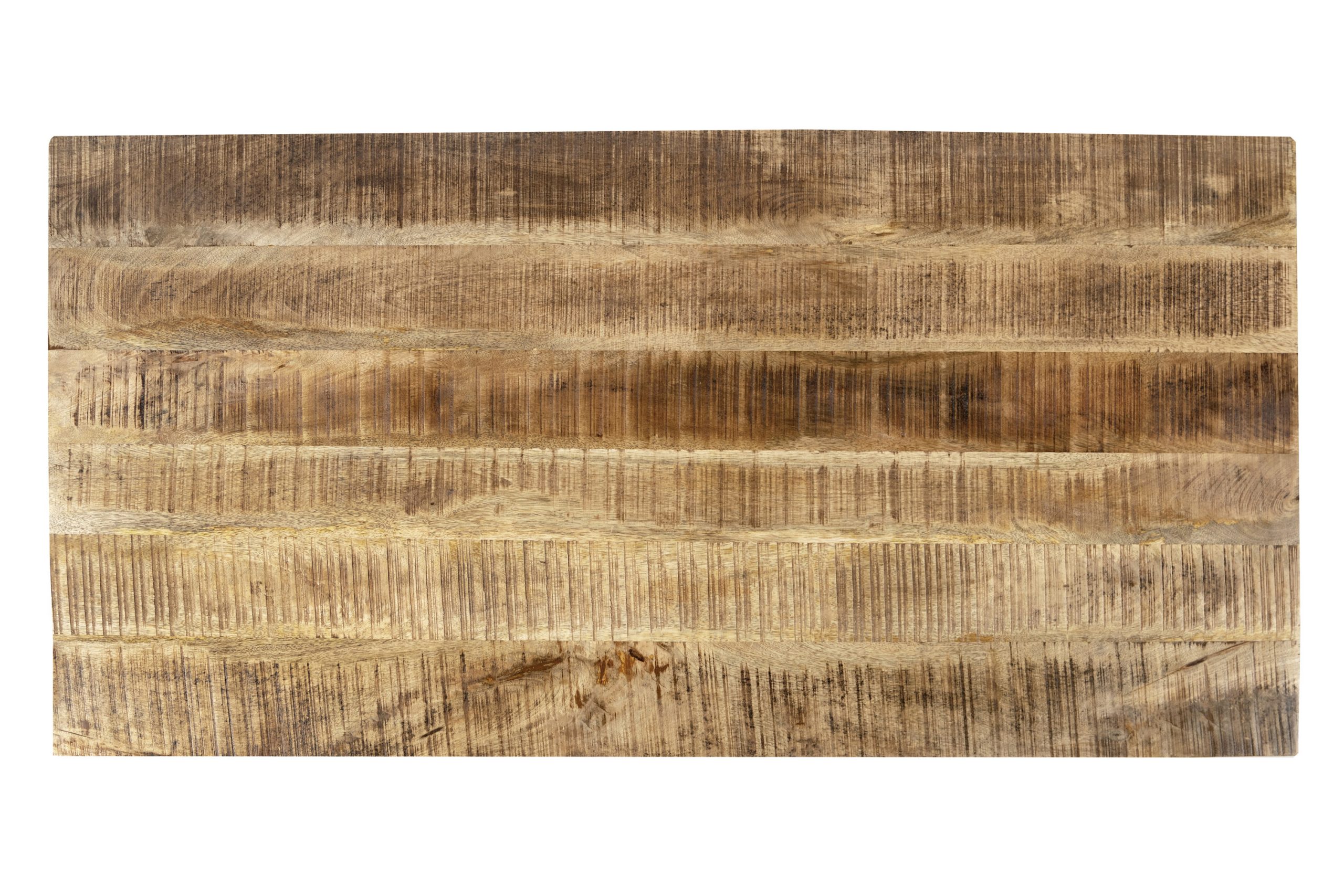 Esstisch 280x100cm Mangoholz gerade Kante Spider-Gestell schwarz RIO – Bild 5
