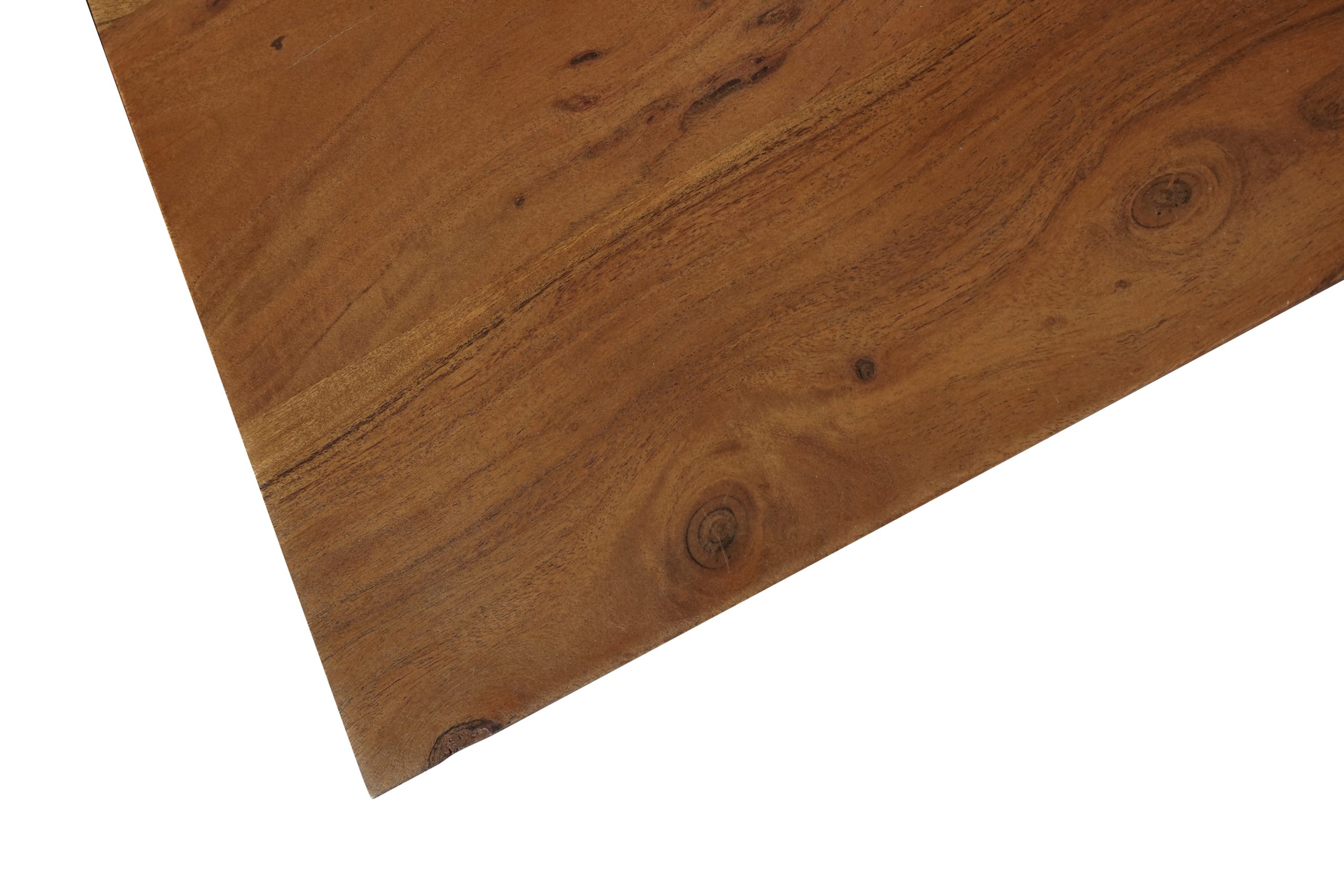 Esstisch 160x85cm Akazie massiv nussbaum Schweizer Kante U-Gestell ATLANTA – Bild 5