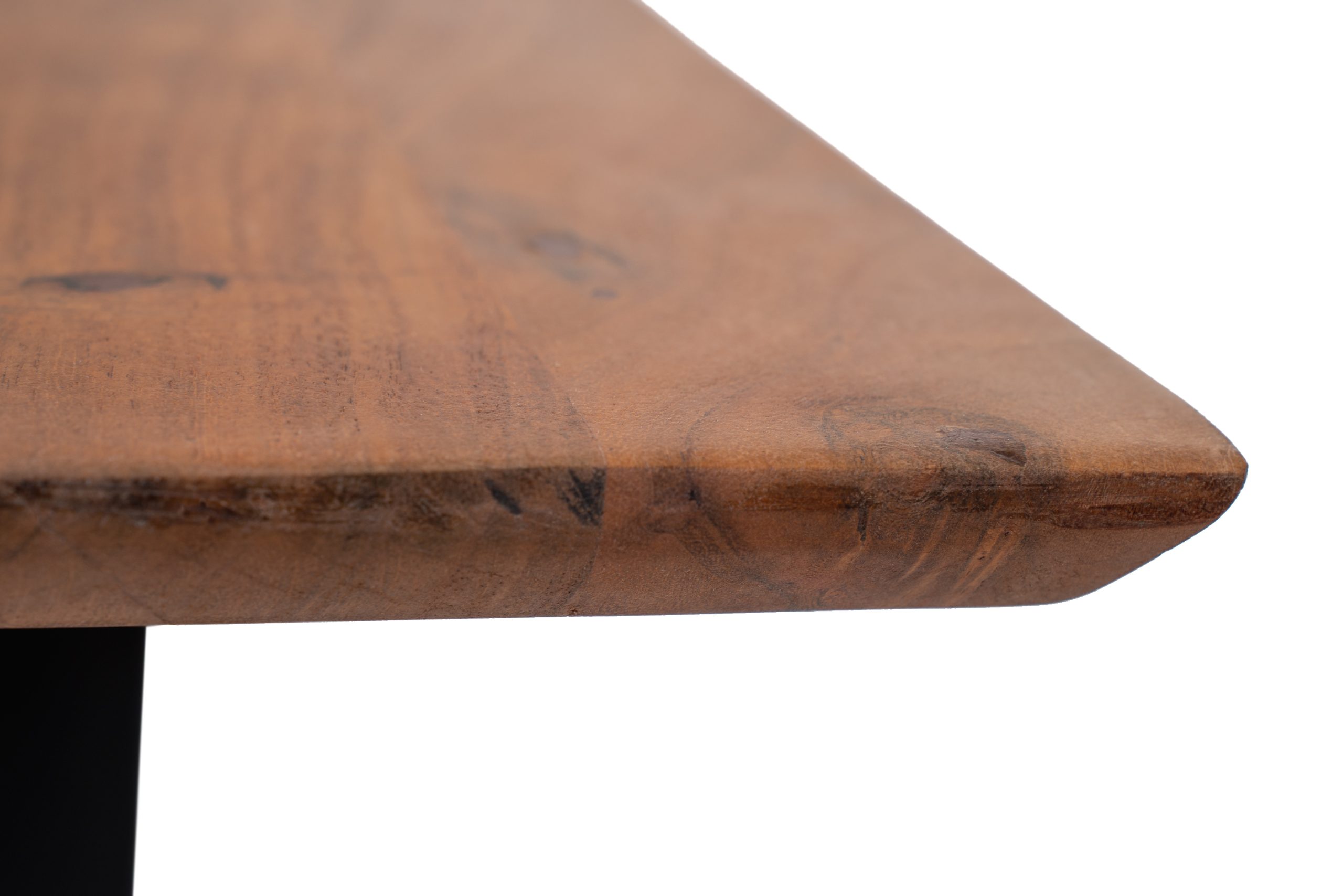 Esstisch 180x90cm Akazie massiv nussbaum Schweizer Kante U-Gestell ATLANTA – Bild 4