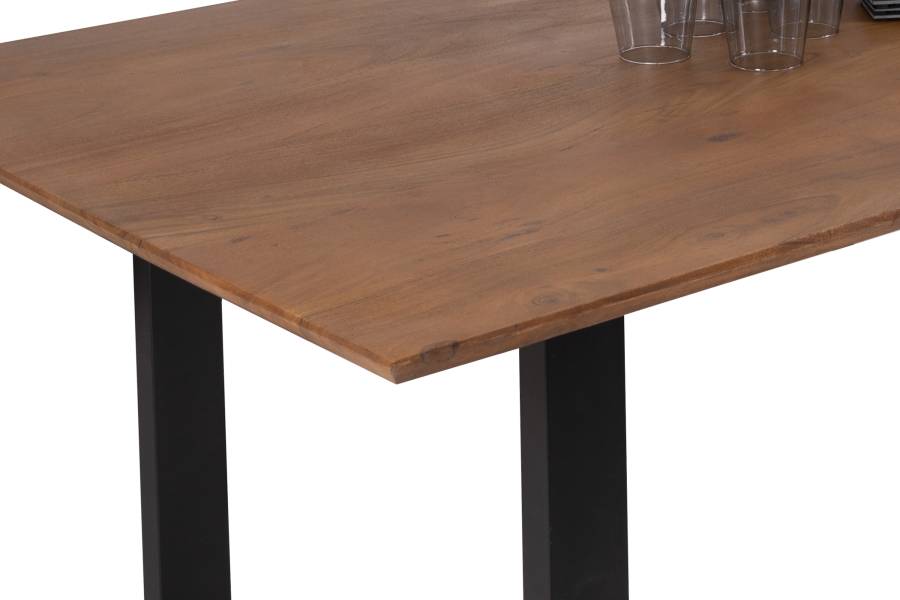 SAM_NEU-Esszimmer-Esszimmertische-Schweizer_Kante-U_Gestell-Atlanta-nussbaumfarben-schwarz-260-Bk_Schweizer_kante_260_nuss_schwarz_04