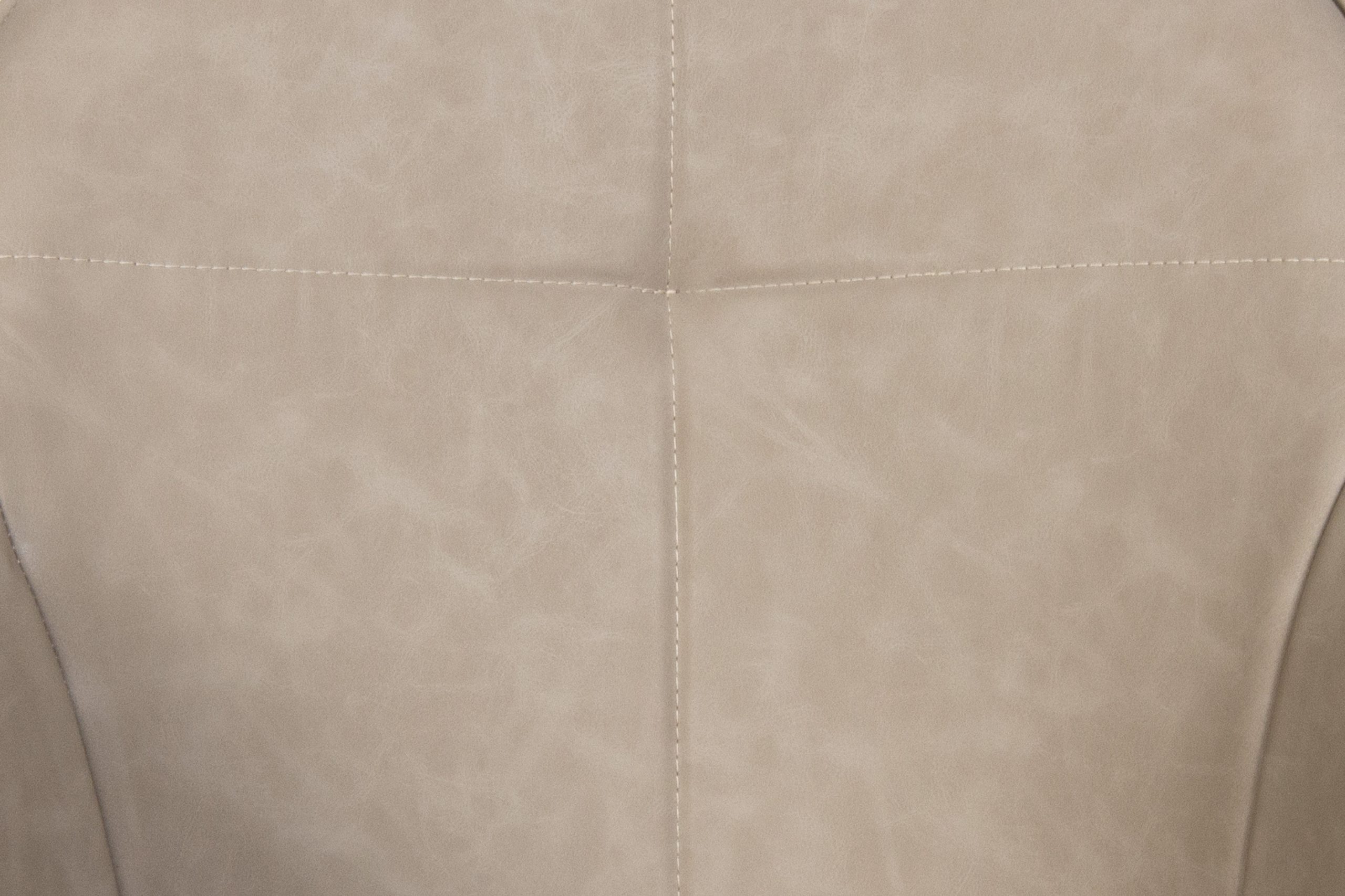 Drehstuhl 180 Grad drehbar Armlehnstuhl taupe Metallgestell schwarz ELBE – Bild 10