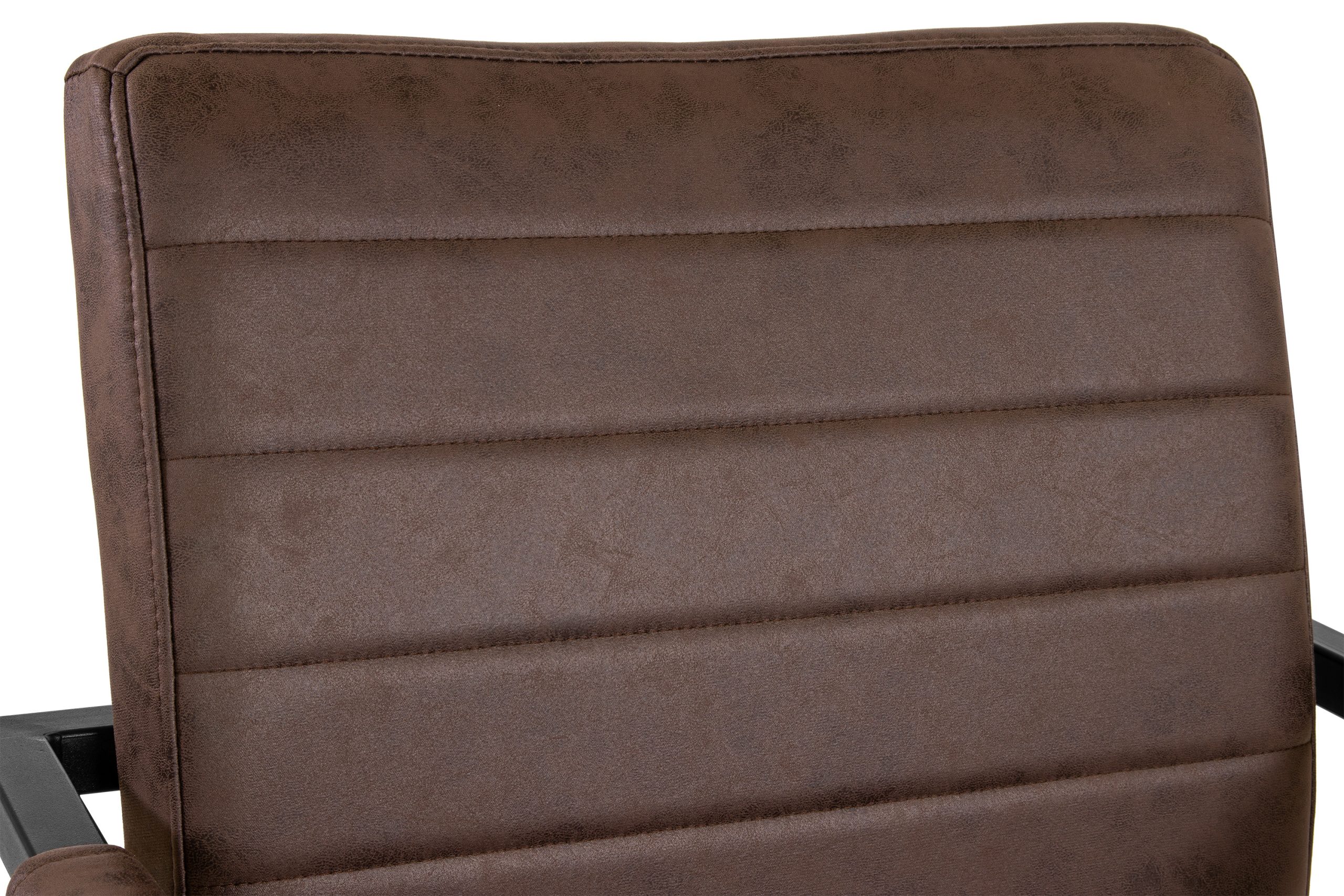 Esszimmerstuhl Freischwinger Wildlederoptik Antik PARZIVO – Bild 7