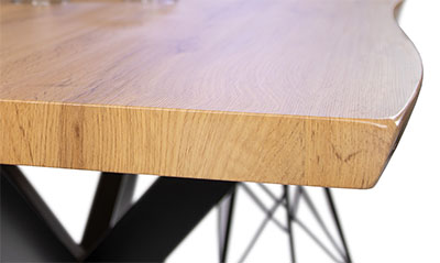 Tischplatte aus MDF - furniert