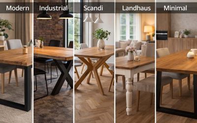 Welcher Esstisch passt zu welchem Einrichtungsstil?