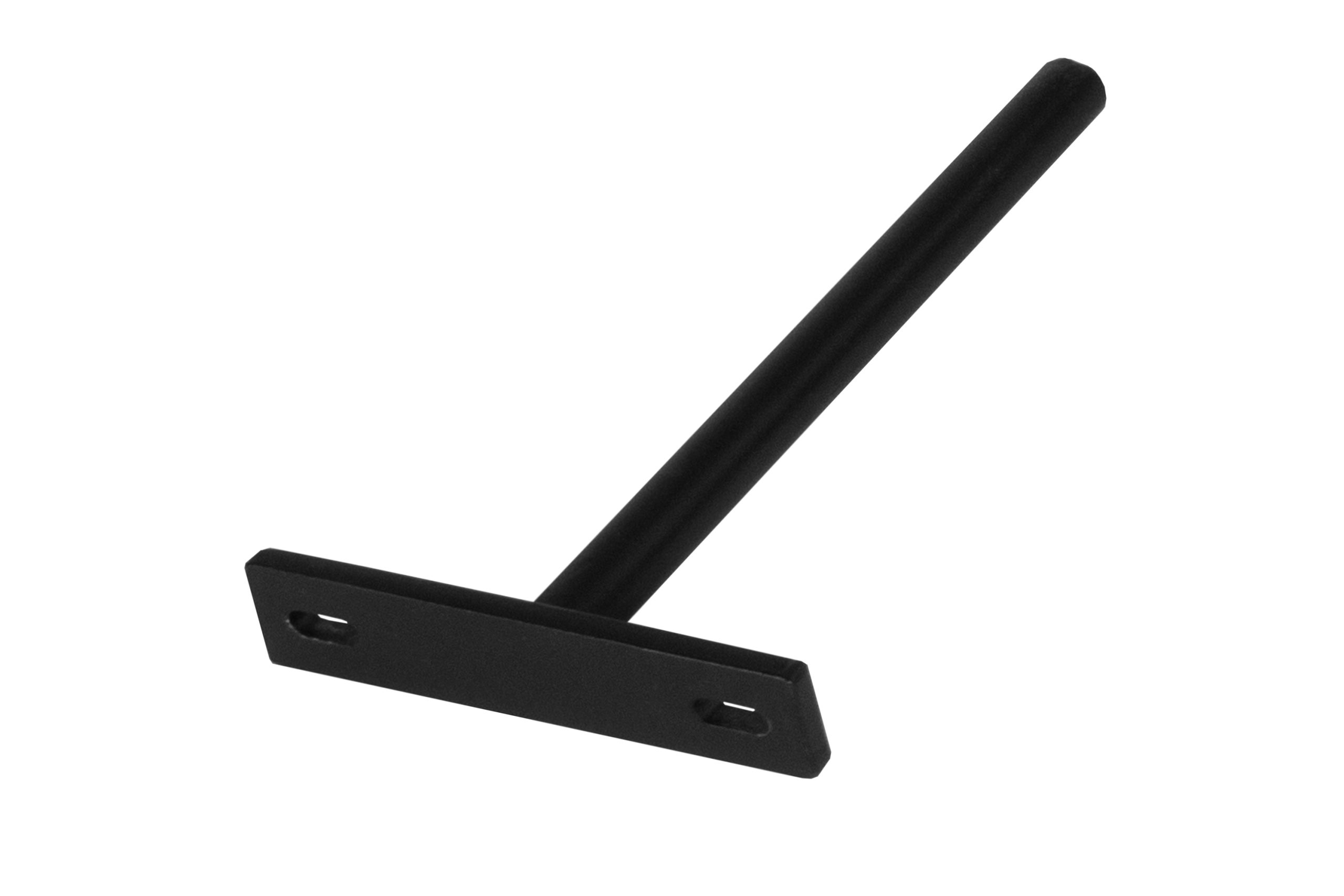 Wandregal Akazienholz natur massiv 130x20 cm Holzregal Steckboard Baumkante AMANDA – Bild 9