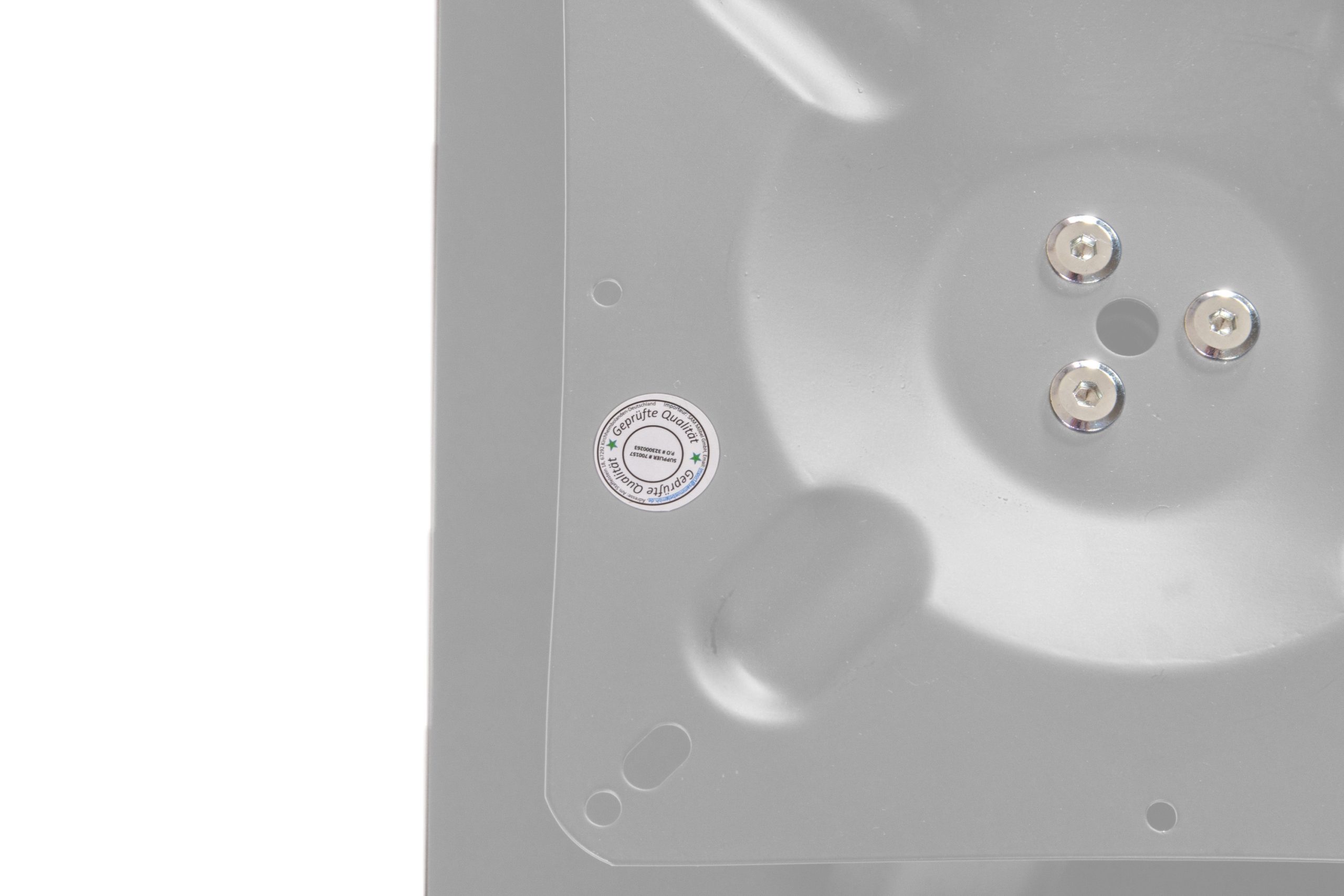 Tischgestell für Stehtische 40x70x72 cm Standfuß Doppelsäule silber – Bild 6