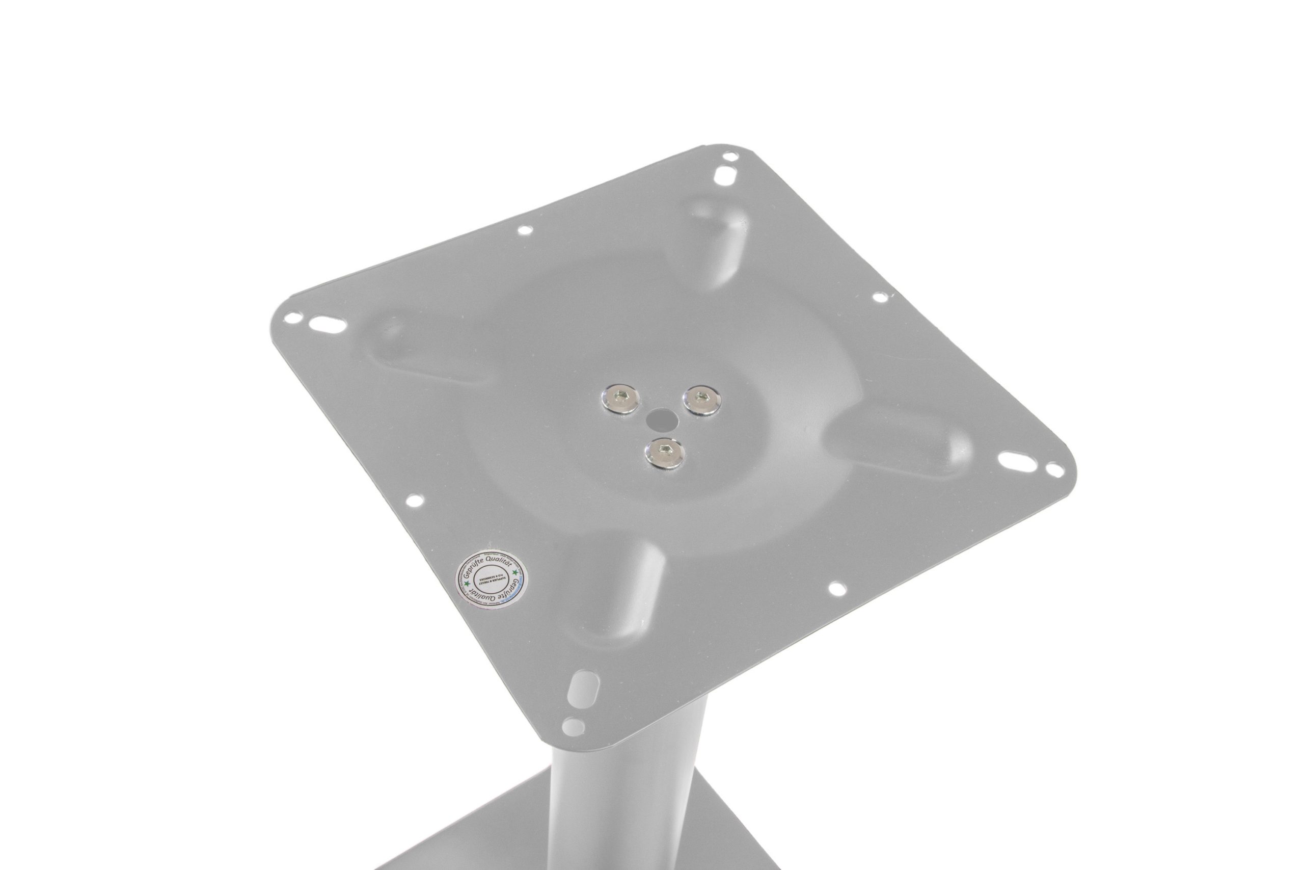 Tischgestell für Bistrotische & Esstische 50x50x72 cm Standfuß Einzelsäule silber – Bild 4