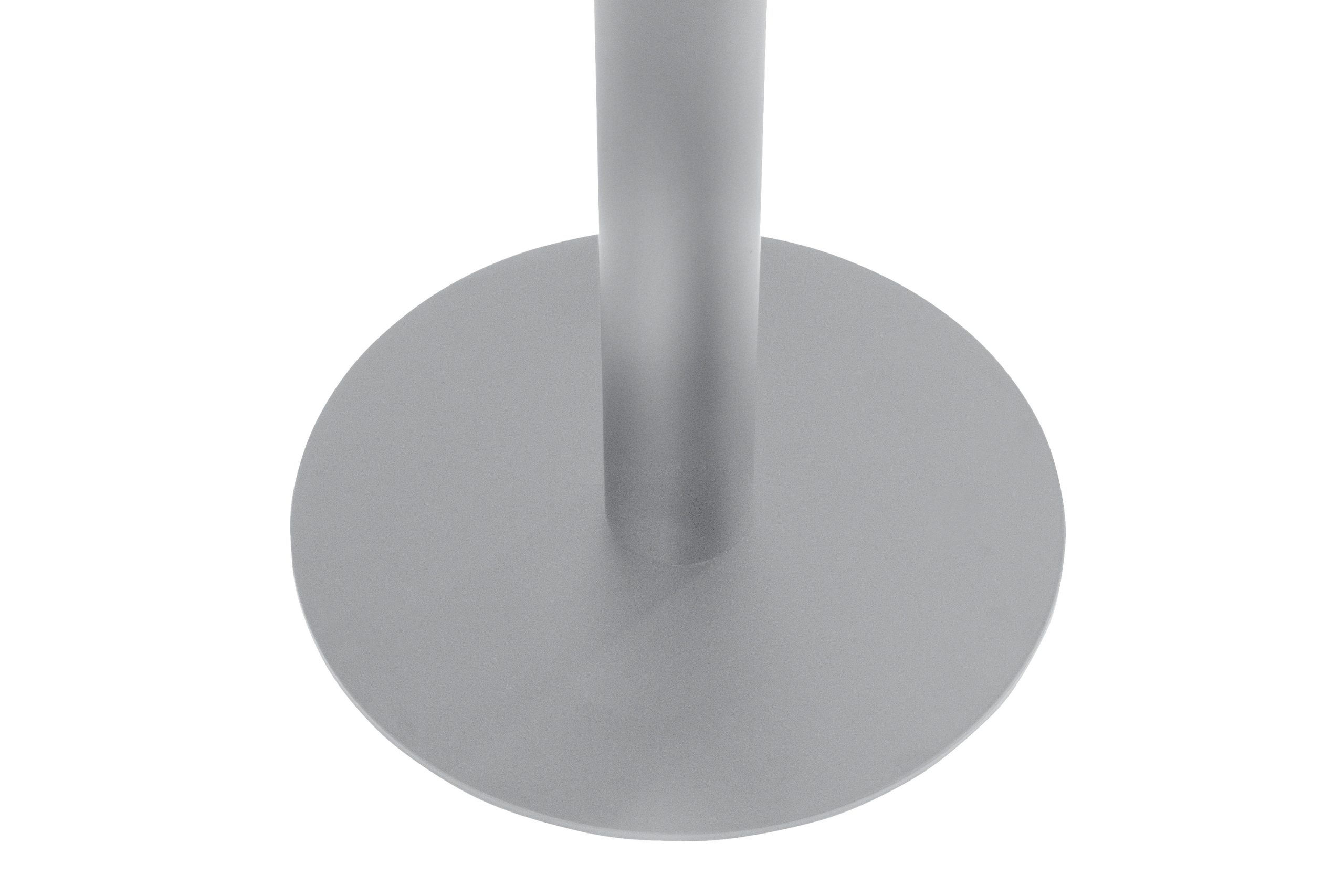 Tischgestell für Bistrotische & Esstische Standfuß Rund Ø 60 cm Säulenfuß aus Metall silber – Bild 5