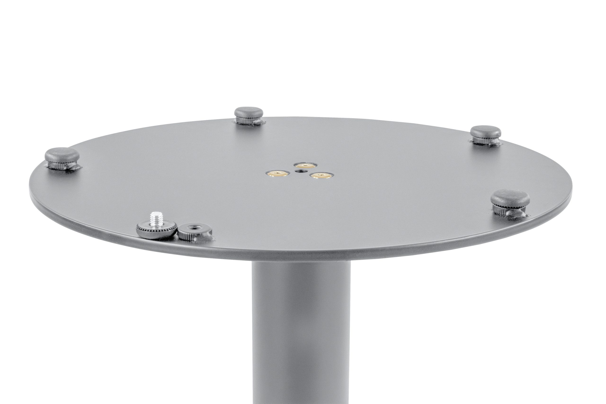 Tischgestell für Bistrotische & Esstische Standfuß Rund Ø 60 cm Säulenfuß aus Metall silber – Bild 6