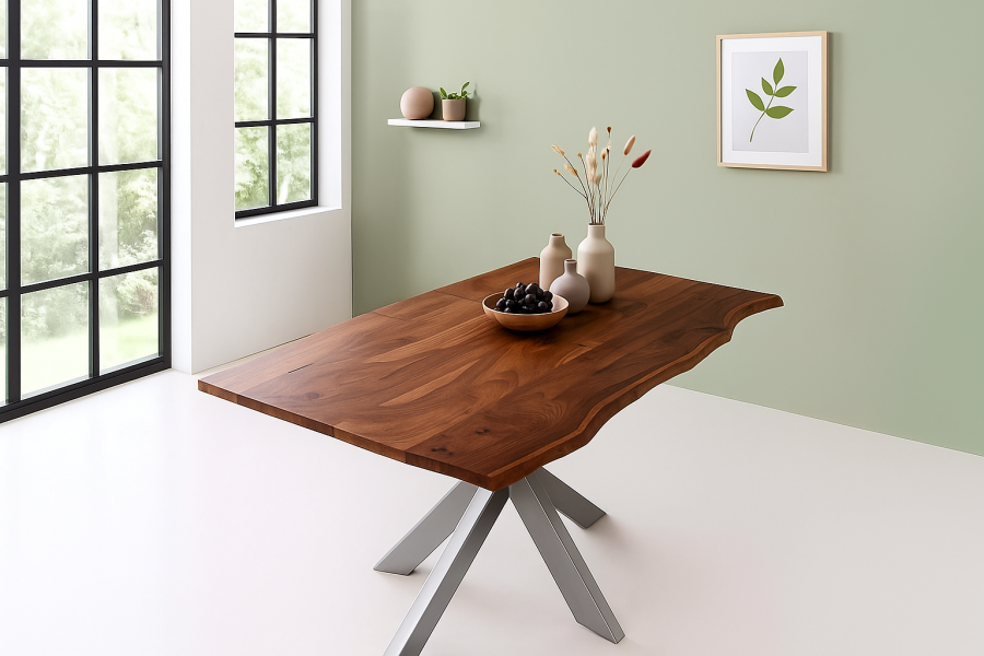 SAM_NEU-Esszimmer-Baumkante-Tische-Benni-BKT-nuss-silber-160-BKT_Benni_01-2