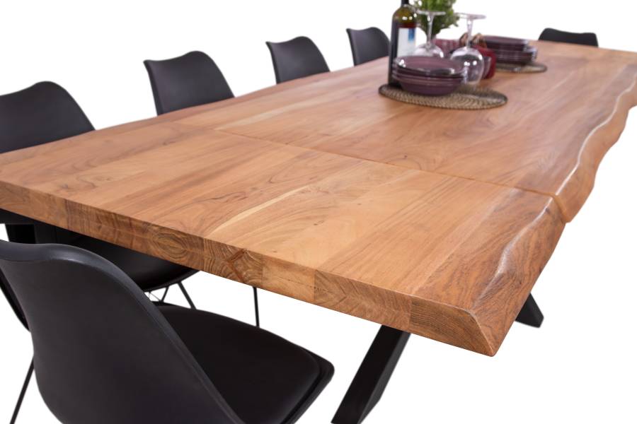 SAM_NEU-Esszimmer-Baumkante-Tische-Cali-Ansteckplatte-Spider-Gestell-natur-silber-220-BKT_Cali_natur_05-3