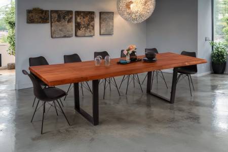 SAM_NEU-Esszimmer-Baumkante-Tische-Cali-Ansteckplatte-U-Gestell-Nuss-schwarz-140-BKT_Cali_nussbaum_02