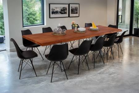 SAM_NEU-Esszimmer-Baumkante-Tische-Cali-Ansteckplatte-X-Gestell-nuss-silber-180-BKT_Cali_nussbaum_02