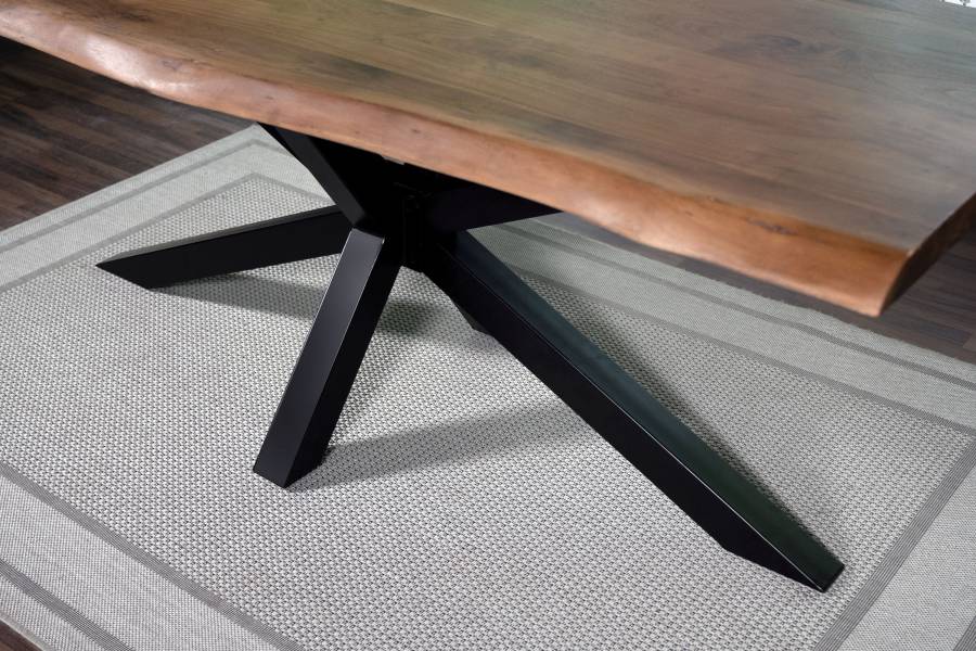 SAM_NEU-Esszimmer-Baumkante-Tische-Calista-Spider-BKT-nuss-schwarz-260-BKT_Calista_04
