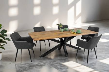 SAM_NEU-Esszimmer-Baumkante-Tische-Dora-Spider-Gestell-Vintage-schwarz-200-BKT_Dora_vintage_200_06-2