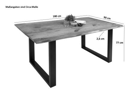 SAM_NEU-Esszimmer-Baumkante-Tische-Dora-U-Gestell-Vintage-schwarz-180-BKT_Dora_vintage_180_03-2