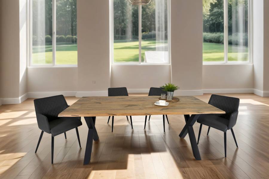 SAM_NEU-Esszimmer-Baumkante-Tische-Dora-X-Gestell-schwarz-Vintage-200-BKT_Dora_vintage_200_06-2