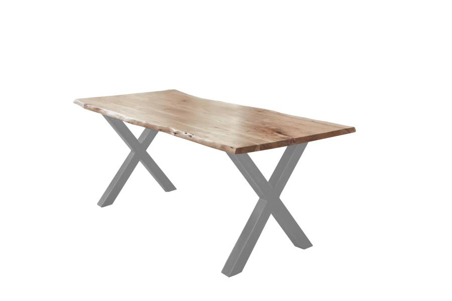 SAM_NEU-Esszimmer-Baumkante-Tische-Frederik-X-Gestell_silber-natur-140-Frederik_140_Natur_X_02-2