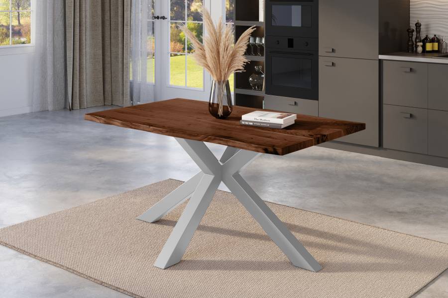 SAM_NEU-Esszimmer-Baumkante-Tische-Kalea-BKT-nuss-120-160-Silber-160-BKT_Kalea_nuss_neu_04-2