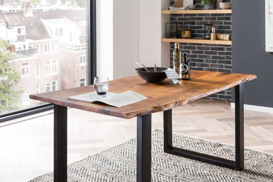 SAM_NEU-Esszimmer-Baumkante-Tische-Laurina-nougat-schwarz-160-Laurina_nougatfarben_schwarz_ml_04-4