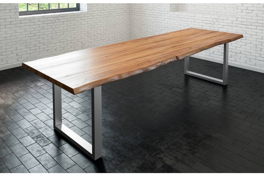 SAM_NEU-Esszimmer-Baumkante-Tische-Milo_Premium-240-Natur-silber-Tisch_natur_silber_240_01