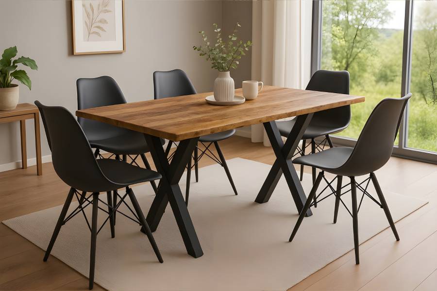 SAM_NEU-Esszimmer-Baumkante-Tische-Mirabelle-BK-Mango-X-Gestell-schwarz-180-BKT_Mirabelle_x_schwarz_04-3