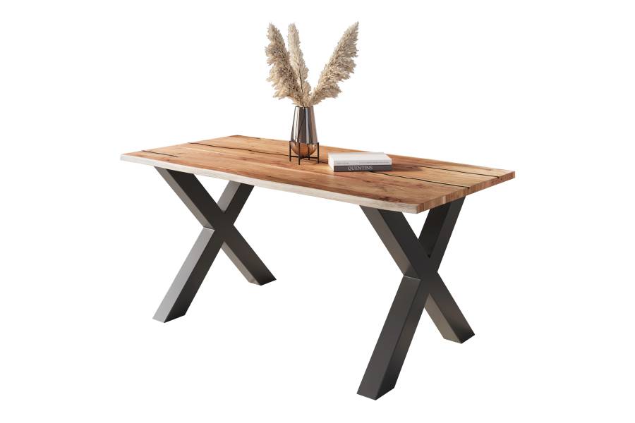 SAM_NEU-Esszimmer-Baumkante-Tische-Polly-Natur-X-Form-schwarz-160-BKT_Polly_Akazie_natur_resin_160_X_schwarz_neu_02-3