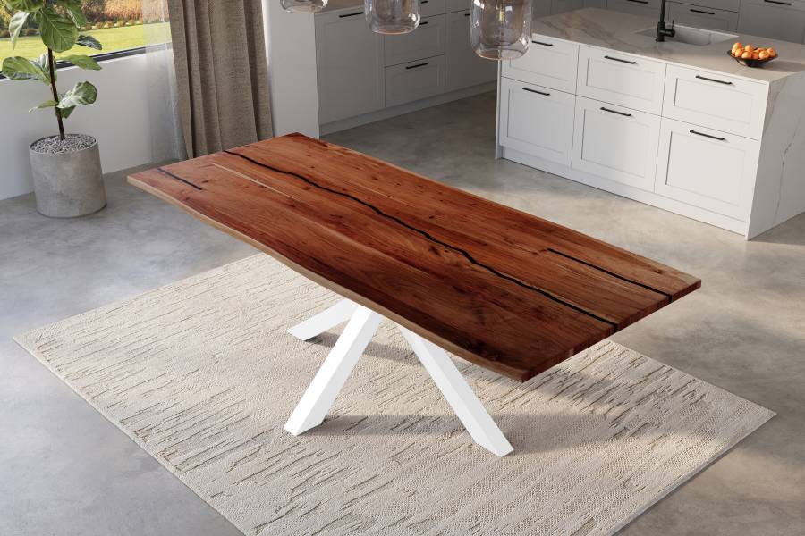 SAM_NEU-Esszimmer-Baumkante-Tische-Polly-Nussbaum-Spider-weiss-300-BKT_Polly_Akazie_nuss_resin_300_Spider_weiss_neu_05