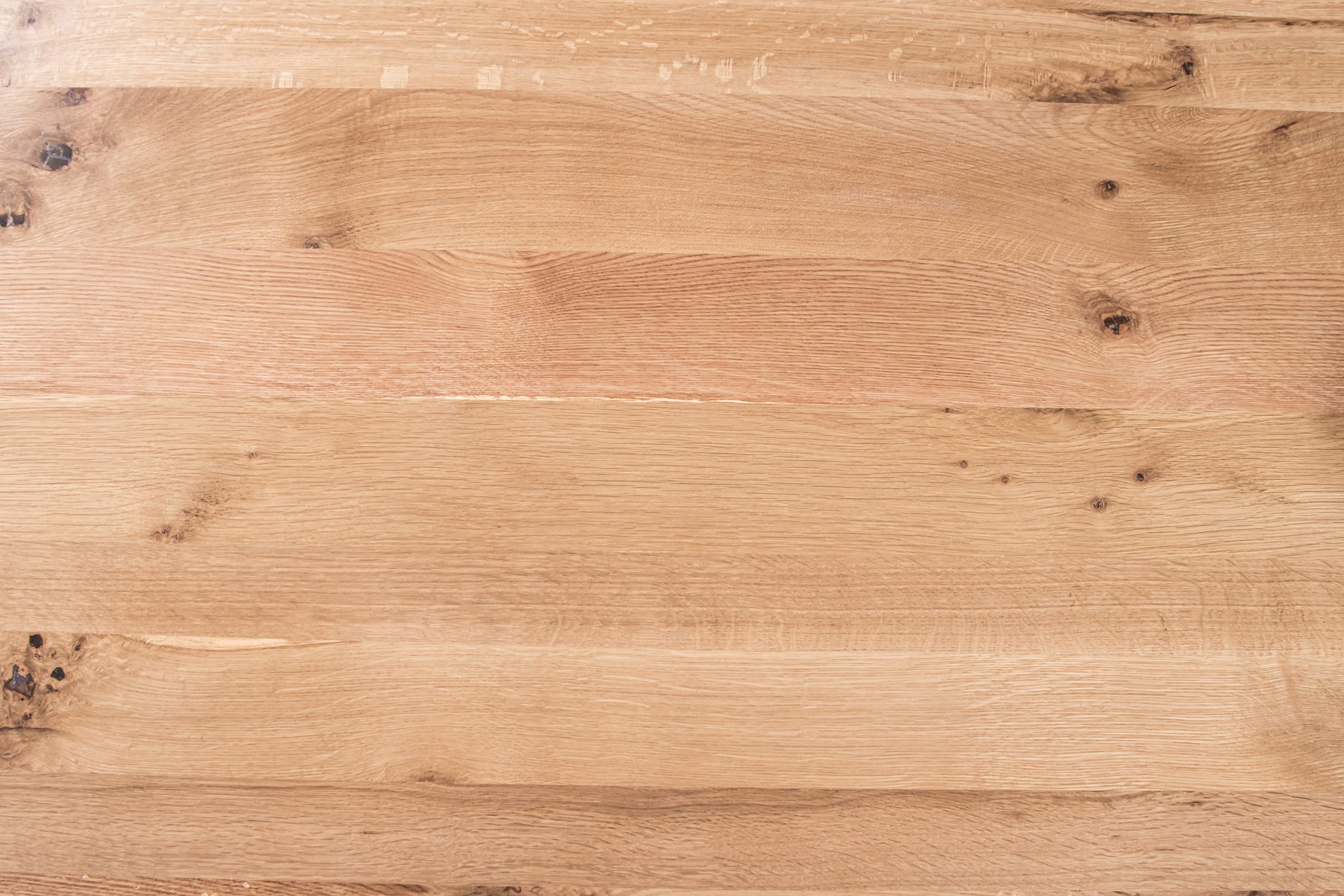 Esstisch 200(300)x100 cm mit Ansteckplatten Baumkante Wildeiche massiv X-Gestell schwarz SERRA – Bild 8