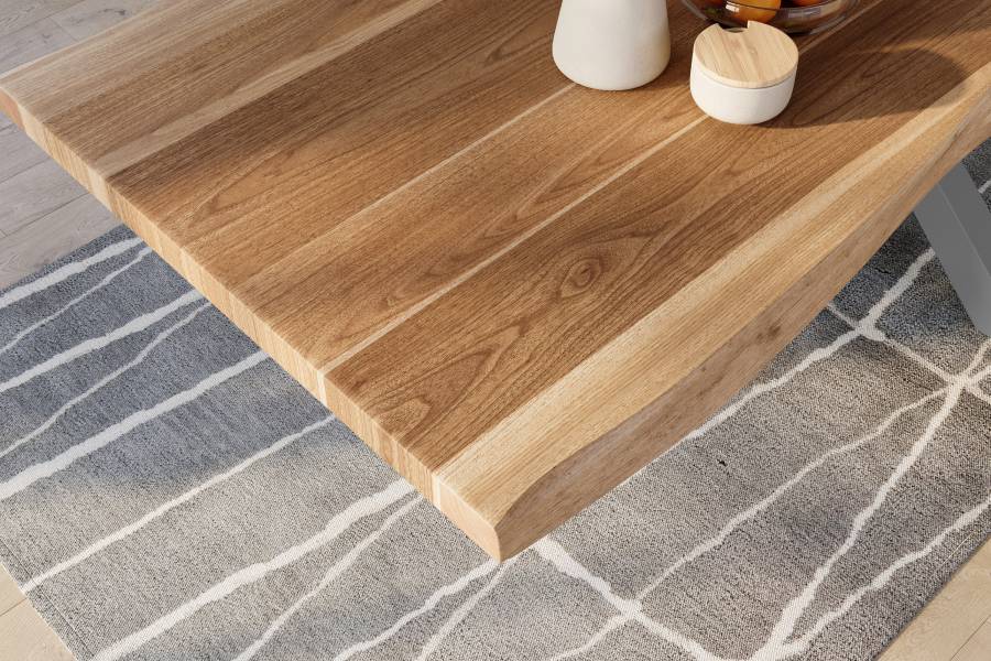 SAM_NEU-Esszimmer-Baumkante-Tische-Titan-Natur-Spider-Silber-300×120-ML_Titan_300x120_natur_Spider_silber_03-4